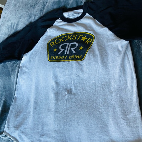 Vintage Rockstar Energy Drink Raglan Tee - Picture 1 of 3